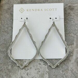 Kendra Scott Silver Sophee Drop Earrings Genuine